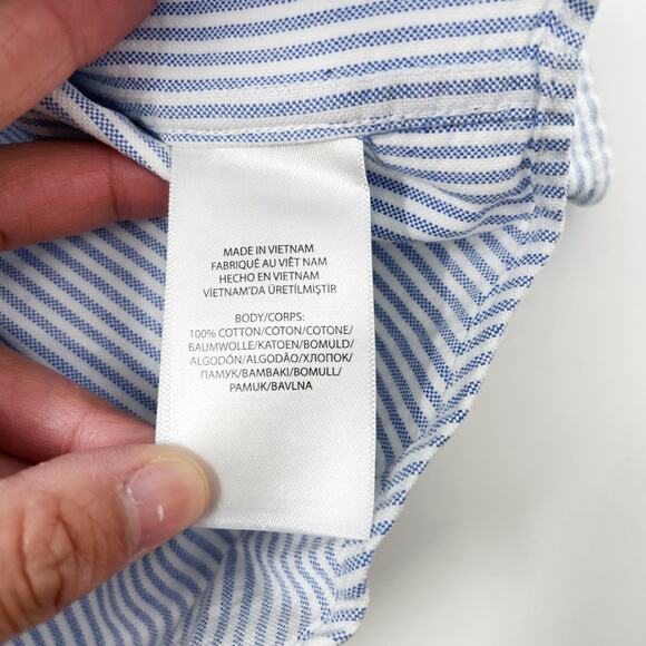 Ralph Lauren Boys Bundle of 2 Size 5 Button Down Shirts Blue White Striped Pink - Picture 7 of 12